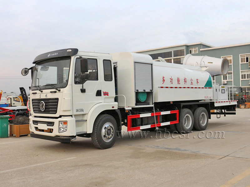 东风天龙后双桥15方打药车_喷雾抑尘车