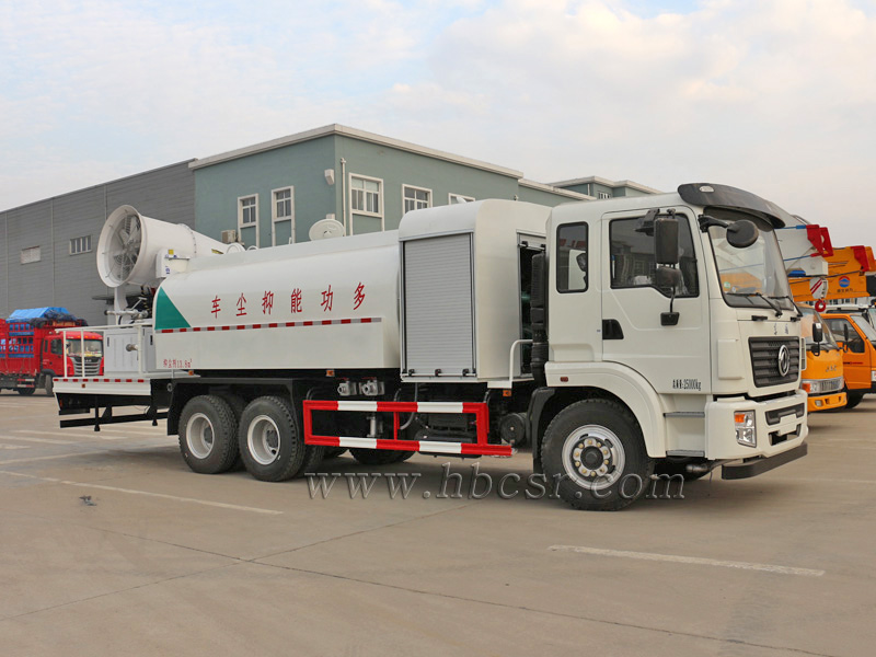 东风天龙后双桥15方打药车_喷雾抑尘车