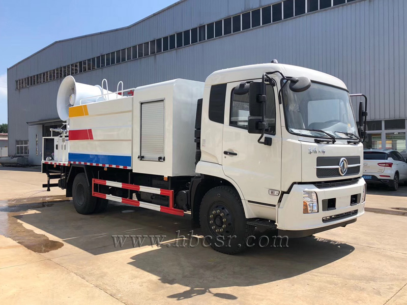 东风天锦12方抑尘车（方罐）