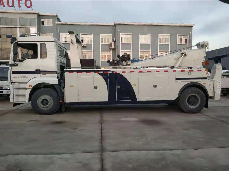  陕汽德龙单桥16吨拖吊连体 道路救援车
