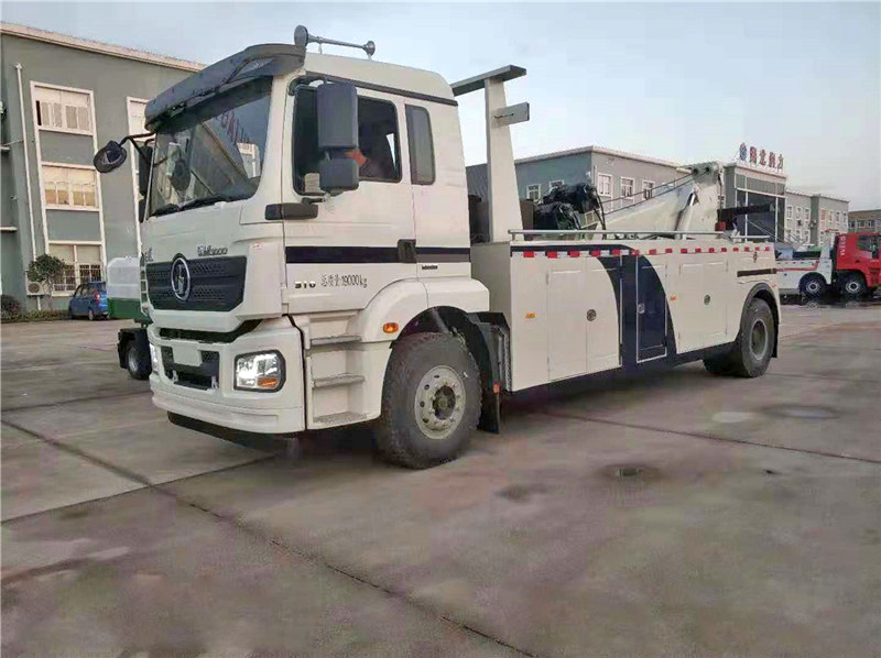  陕汽德龙单桥16吨拖吊连体 道路救援车
