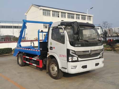 国六东风5方摆臂垃圾车