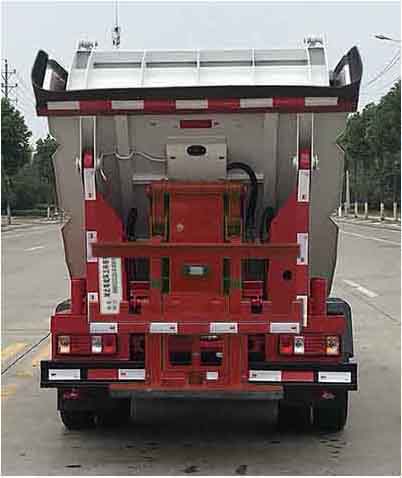 江淮3方后挂桶压缩垃圾车（蓝牌 柴油）