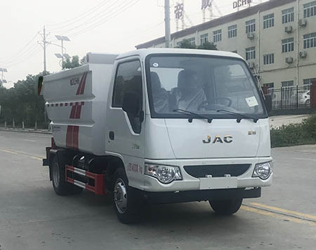 江淮3方后挂桶压缩垃圾车（蓝牌 柴油）
